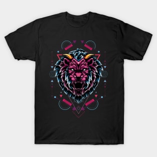 The Mythical Lion sacred geometry T-Shirt